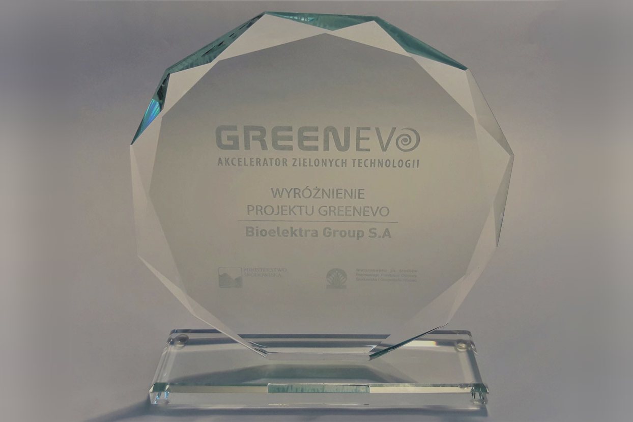 Szklana statuetka GreenEvo